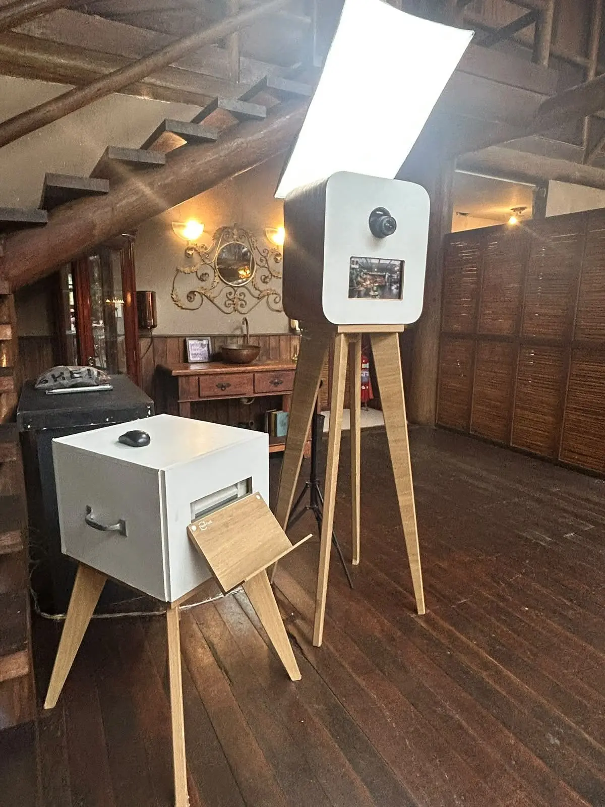 Totem Retrô em evento