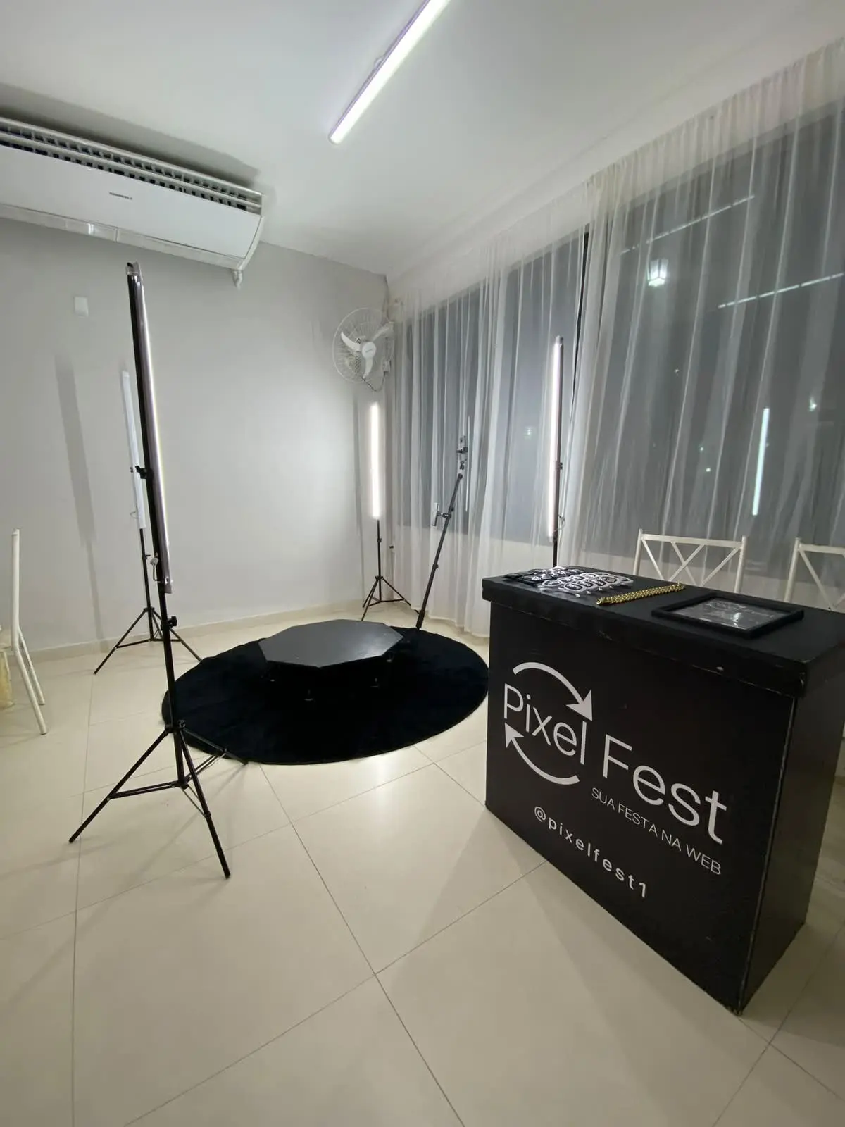 Plataforma 360° em evento